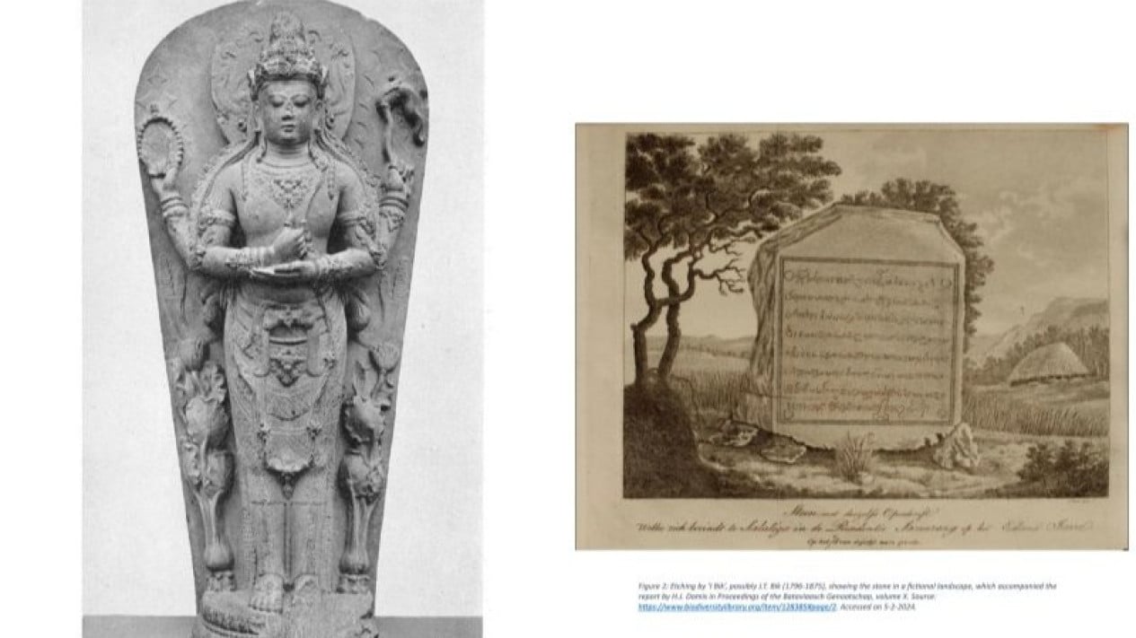 Países Bajos devuelve a Indonesia la estatua de Shiva y la inscripción Damalung