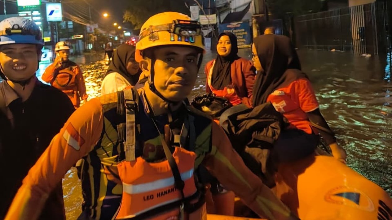 Solo City y Bandung Regency se vieron afectadas por inundaciones