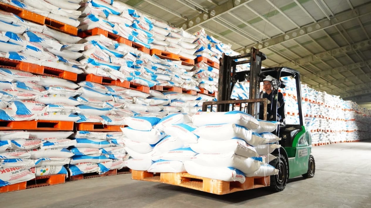 Petrokimia Gresik obtendrá 219.648 toneladas de existencias de fertilizantes para la temporada de siembra de 2026.