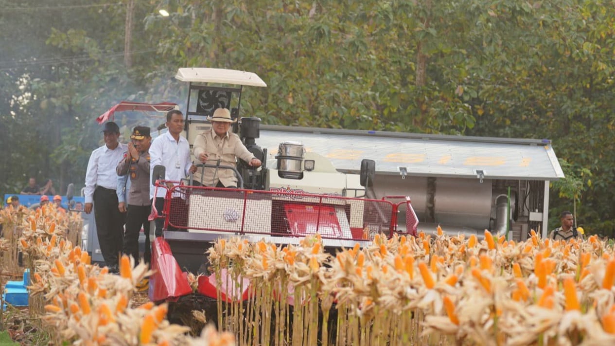 Antes de Prabowo, el jefe de la policía nacional dio a conocer una serie de innovaciones policiales para impulsar la producción agrícola