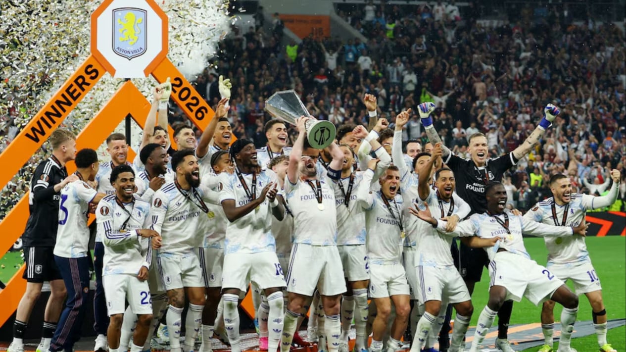 El Aston Villa ganó la Europa League 2025/2026 tras destruir al Friburgo por 3-0.