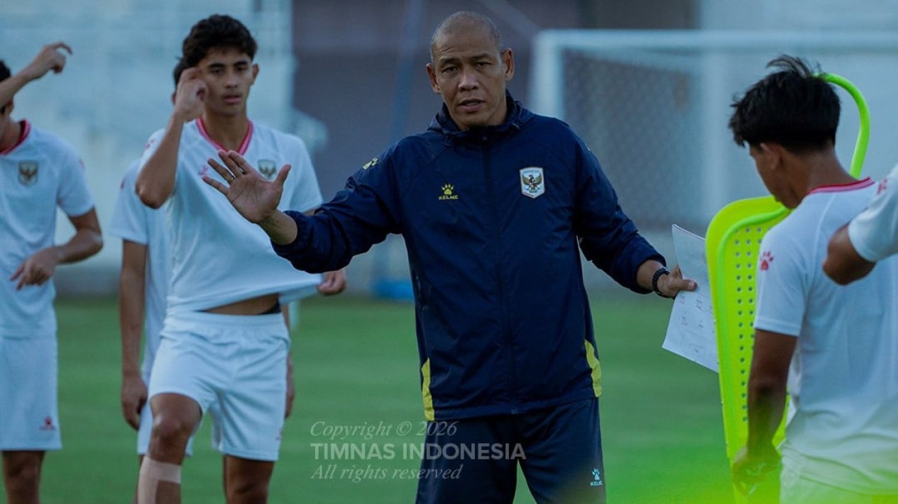 Convertirse en campeón no es el objetivo de la selección sub-19 de Indonesia en la Copa AFF Sub-19 de 2026, explica Nova Arianto