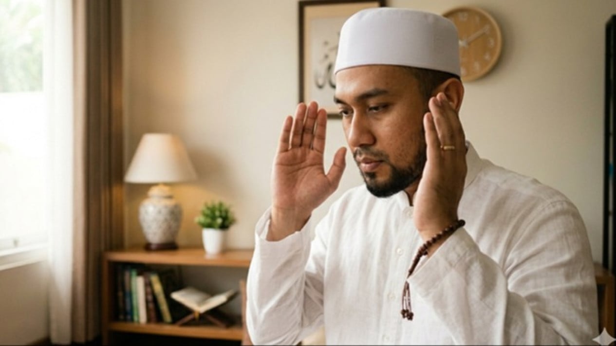 Recite la oración final de la oración Dhuha antes de partir, practique para solicitar tranquilidad y cumplimiento de los deseos.