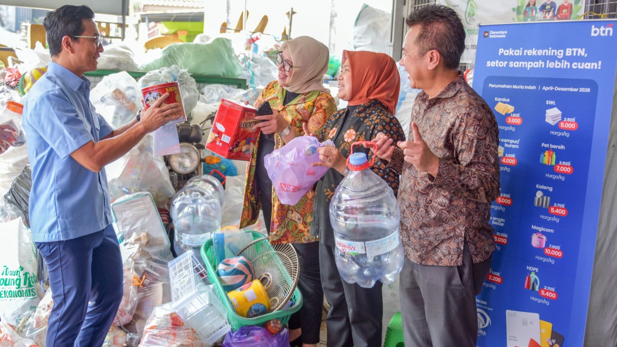 El pago de cuotas de BTN utilizando residuos se extenderá a 15 ciudades de Indonesia