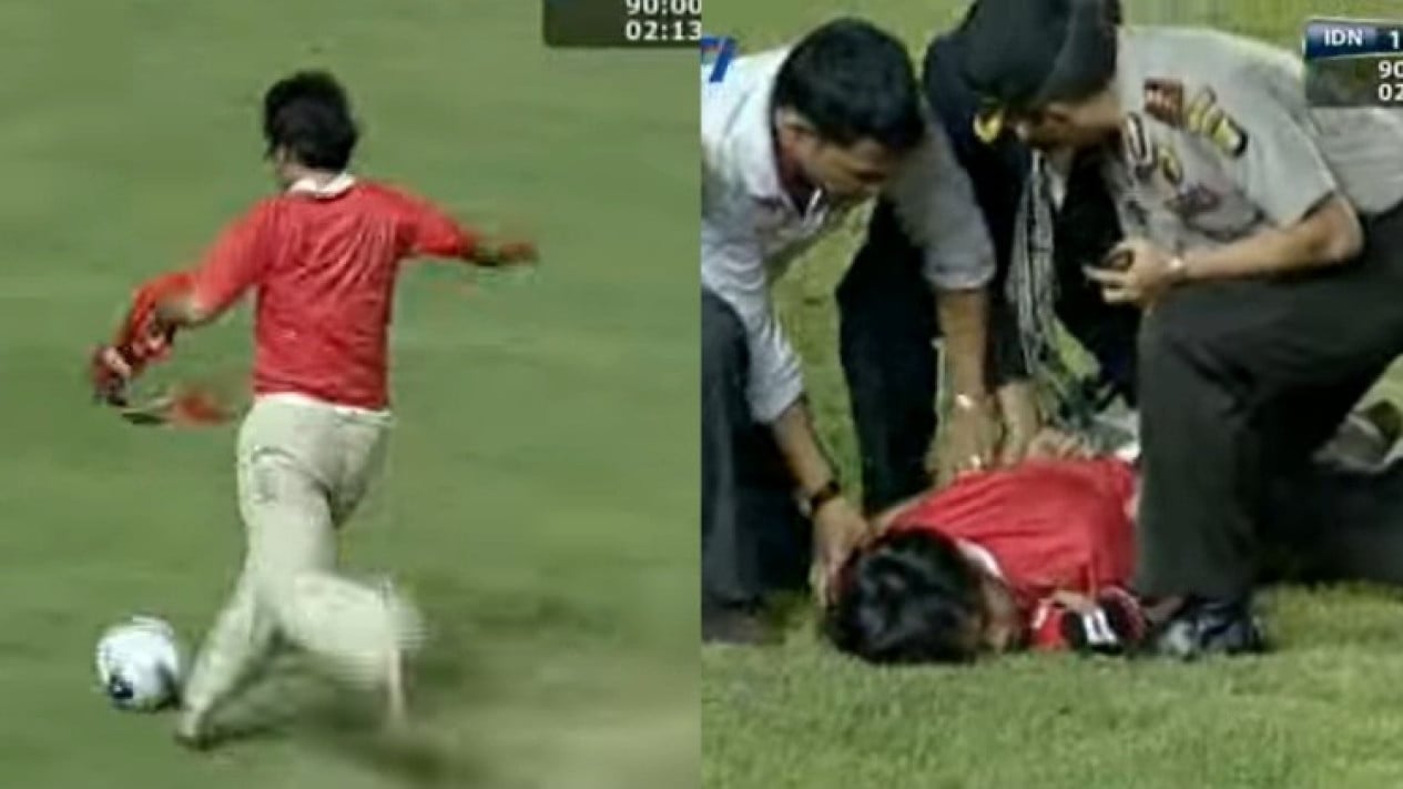 Invasión del campo del estadio GBK por parte de aficionados de Garuda