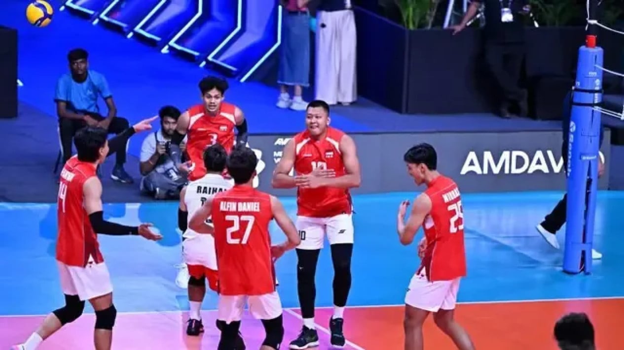 Korean Random, la selección nacional de voleibol de Indonesia ganó la Copa AVC 2026