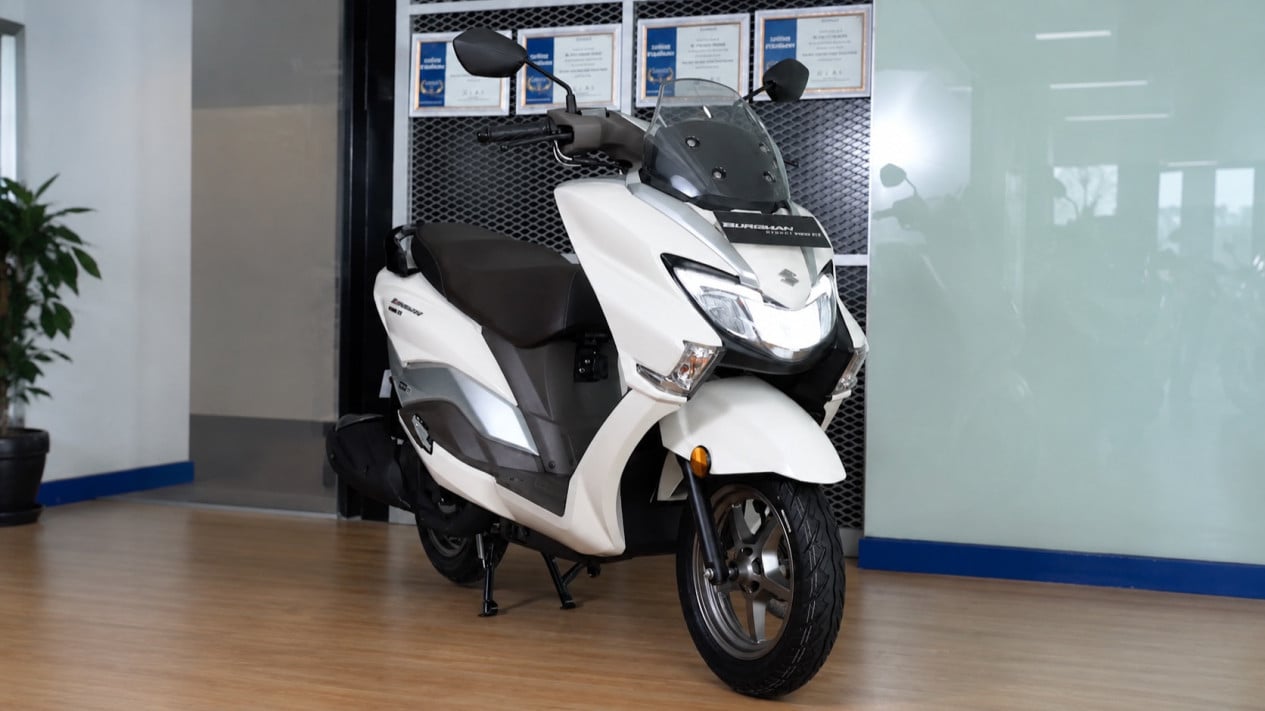 Suzuki Burgman Street Baru Mejeng en la Feria de Yakarta 2026