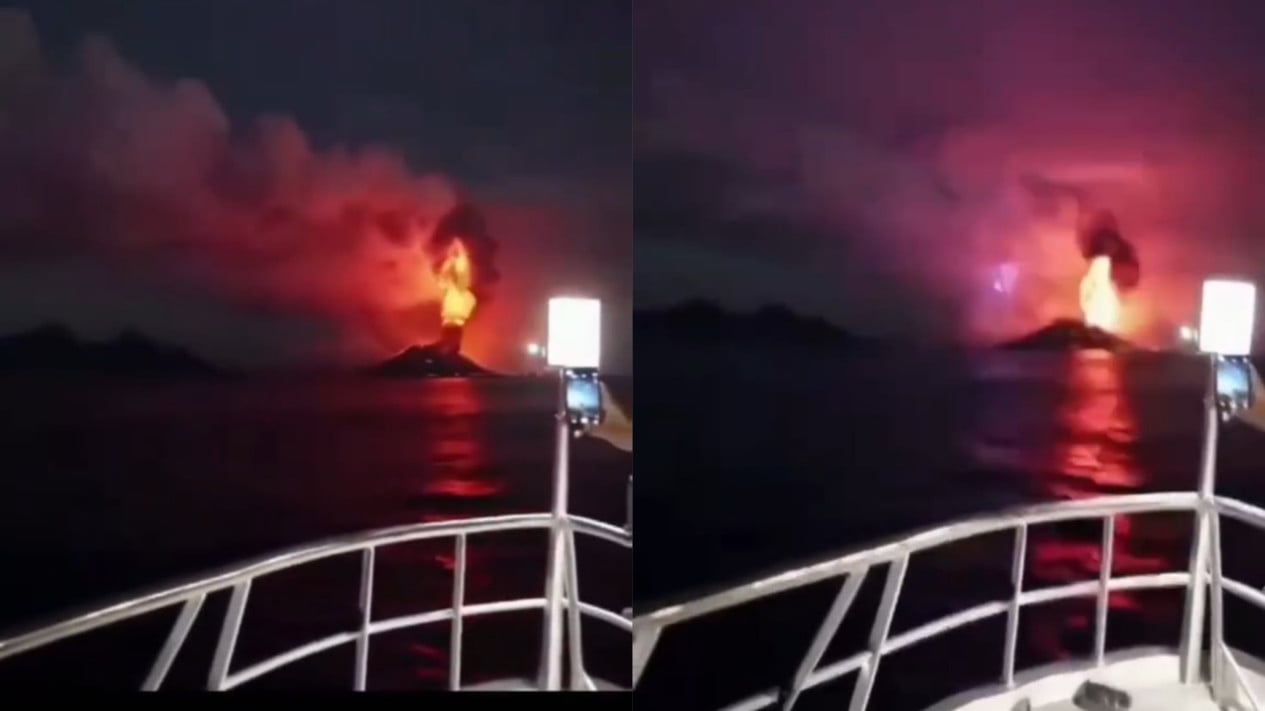 ¡Viral! Se confirma que el video de la poderosa erupción del Monte Anak Krakatoa es un engaño, aquí están los hechos detrás