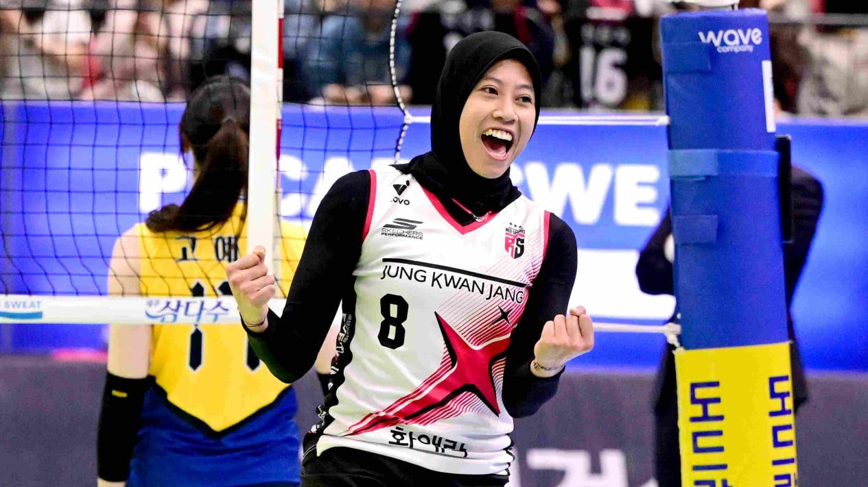 Se recupera el dorsal 8 de Red Sparks, el número sagrado de Megawati Hungestry recae en una bella jugadora de voleibol coreana