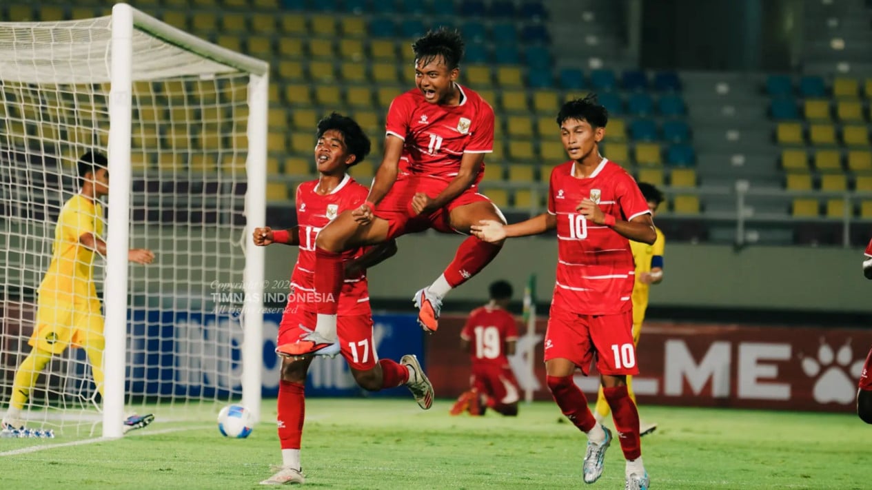 Al finalizar el partido de prueba con una actuación feroz, la selección nacional sub-17 de Indonesia venció a Malasia por 3-0.