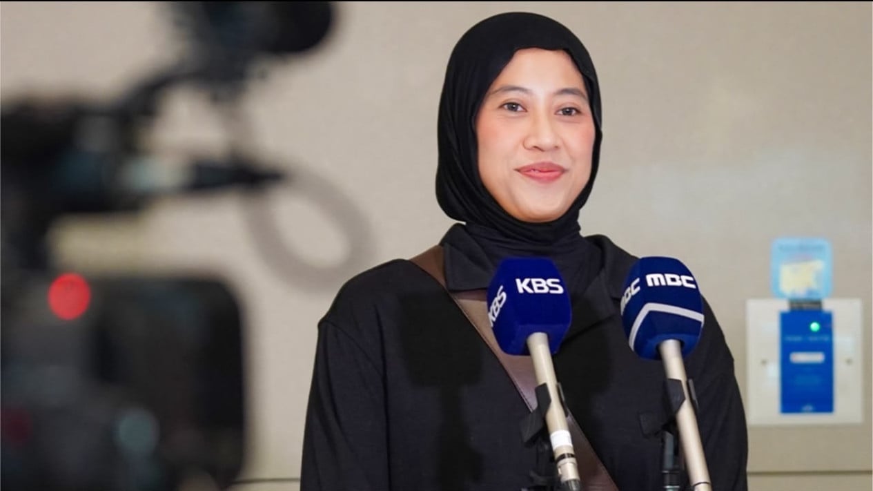 Recién llegada a Corea, Megawati Hongestry comenzó inmediatamente esta primera agenda con el Hyundai Hillstate.