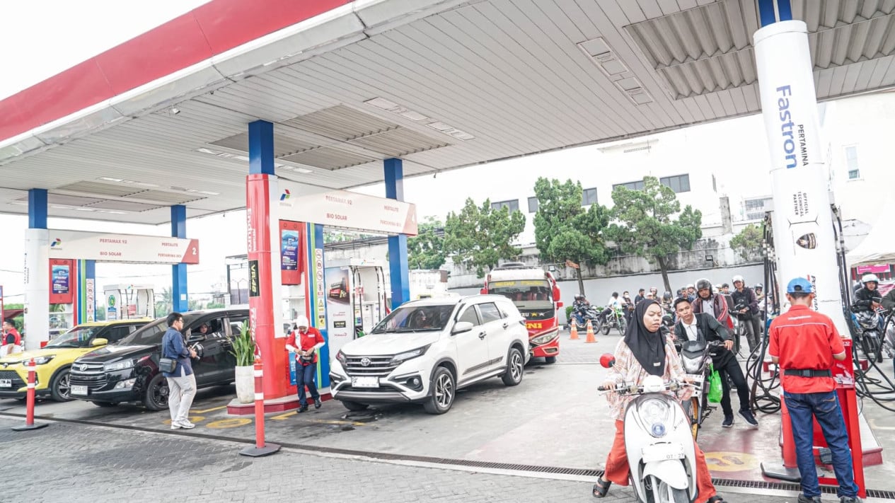 A medida que el papel de Pertamina optimiza la entrega de combustible, las colas en las gasolineras de Medan han comenzado a volver a la normalidad.