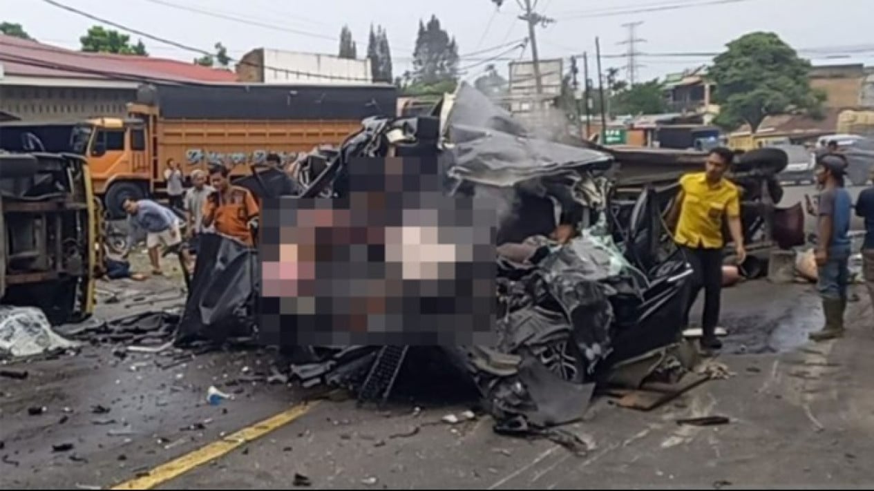Tras el accidente de Sibolangit, la policía ha detenido al camionero sospechoso de incitar al incidente.