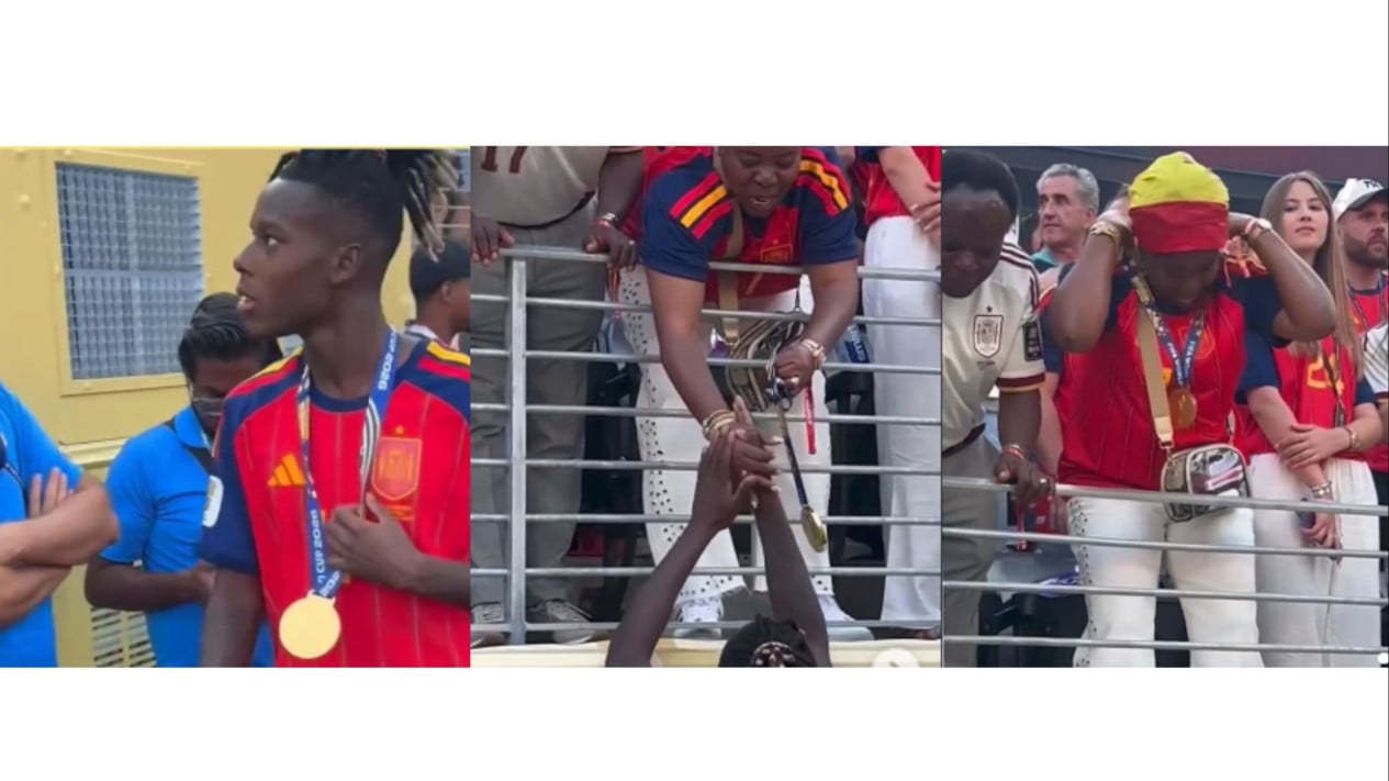 Nico Williams le entregó su medalla de oro a su madre, cuya historia te conmoverá