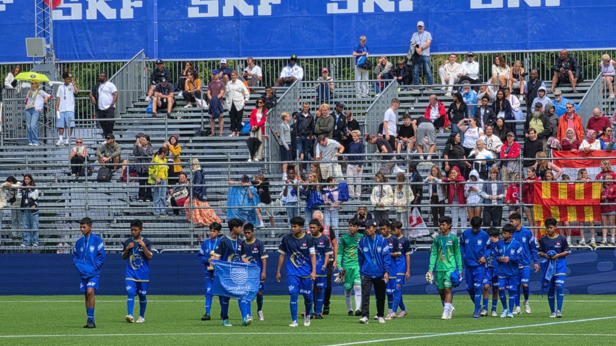 ¡Con orgullo! La Academia Persib Simahi es clave para el subcampeonato de la Gothia Cup U13
