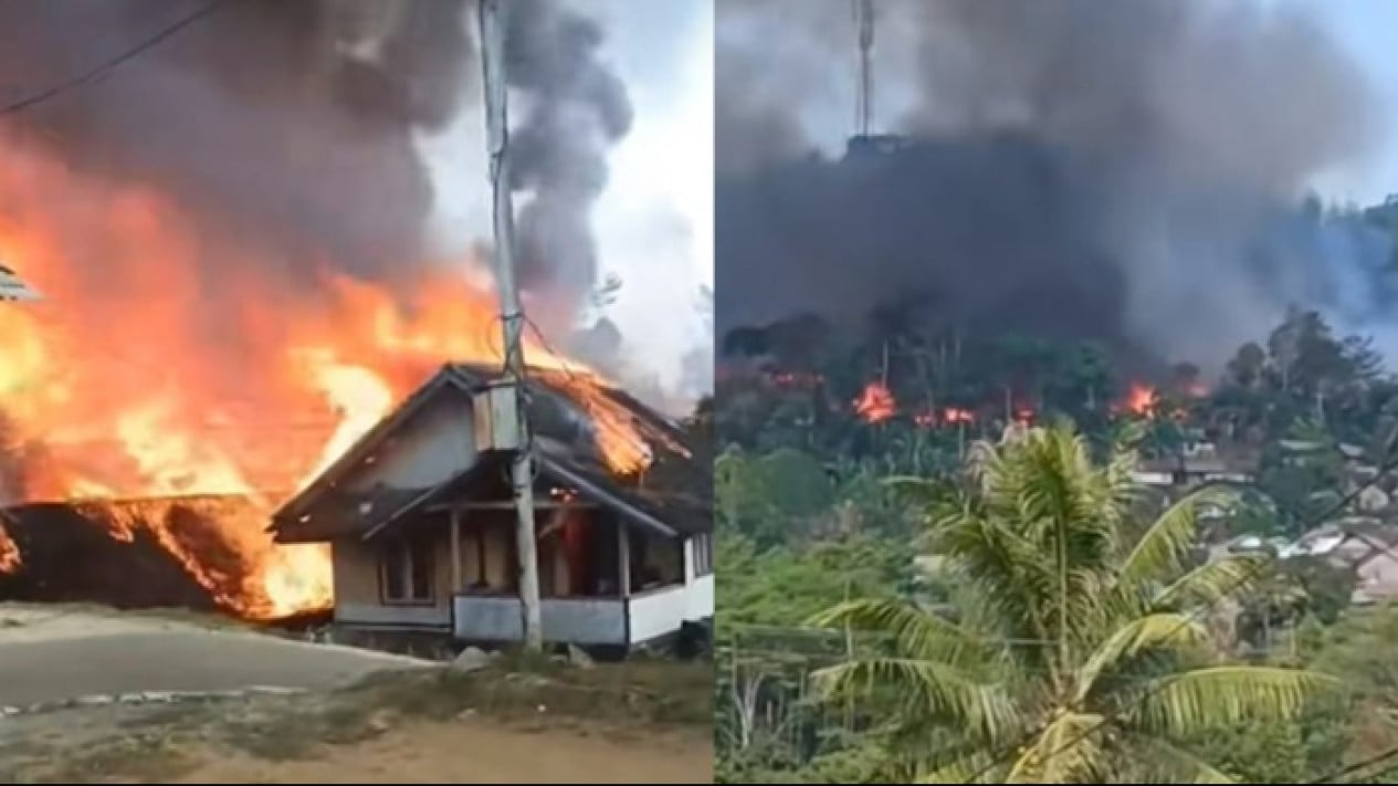 Un gran incendio recuerda el desastre del deslizamiento de tierra de hace dos años Kasepahan Sipthamulya, Atalia Praratya