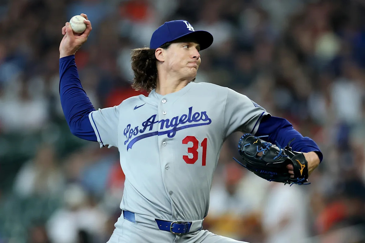 Tyler Glasnow y Lance McCullers Jr., ambos lesionados en la paliza de los Dodgers sobre los Astros
