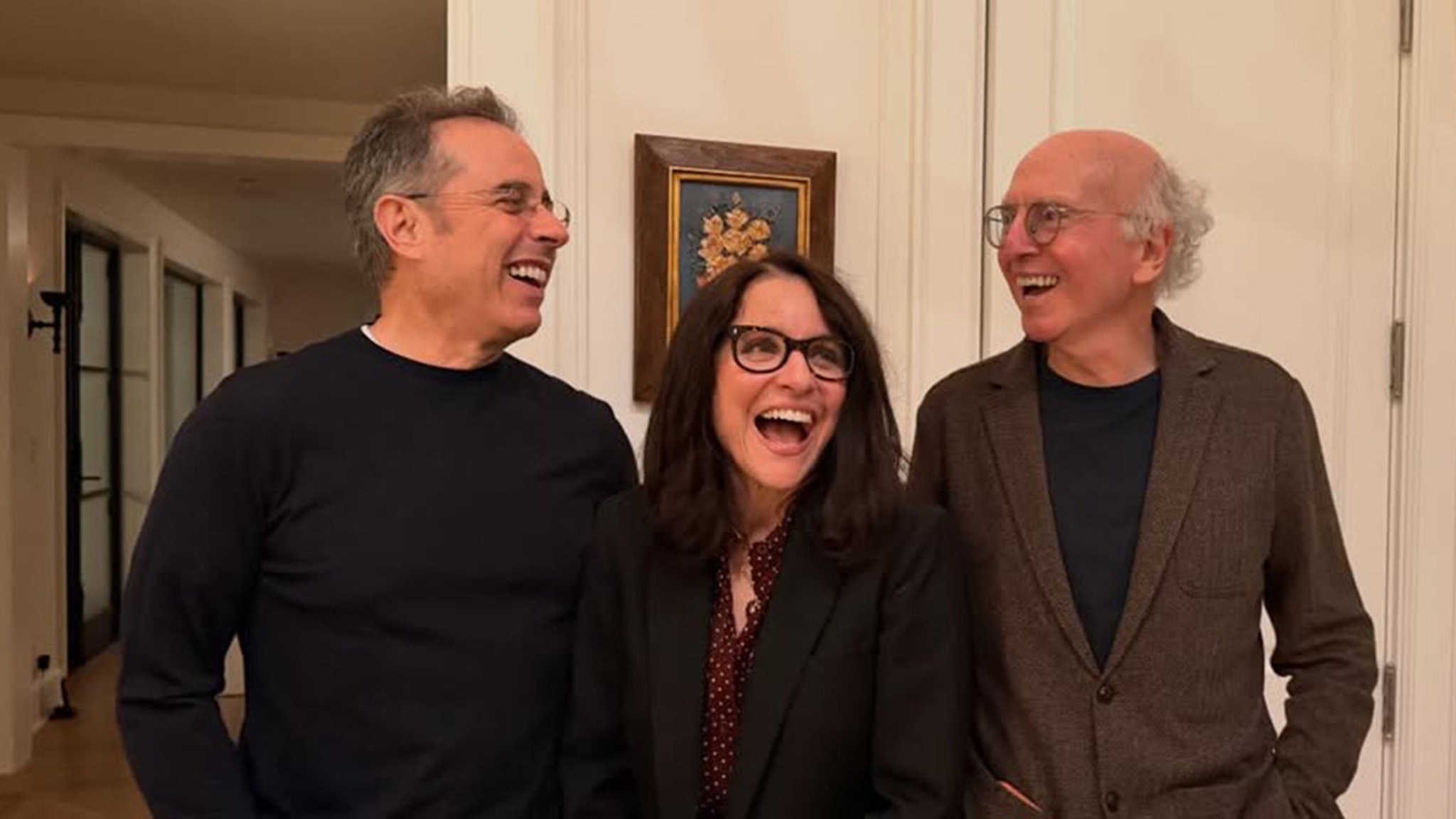 Jerry Seinfeld, Julia Louis-Dreyfus y Larry David se reúnen para Navidad