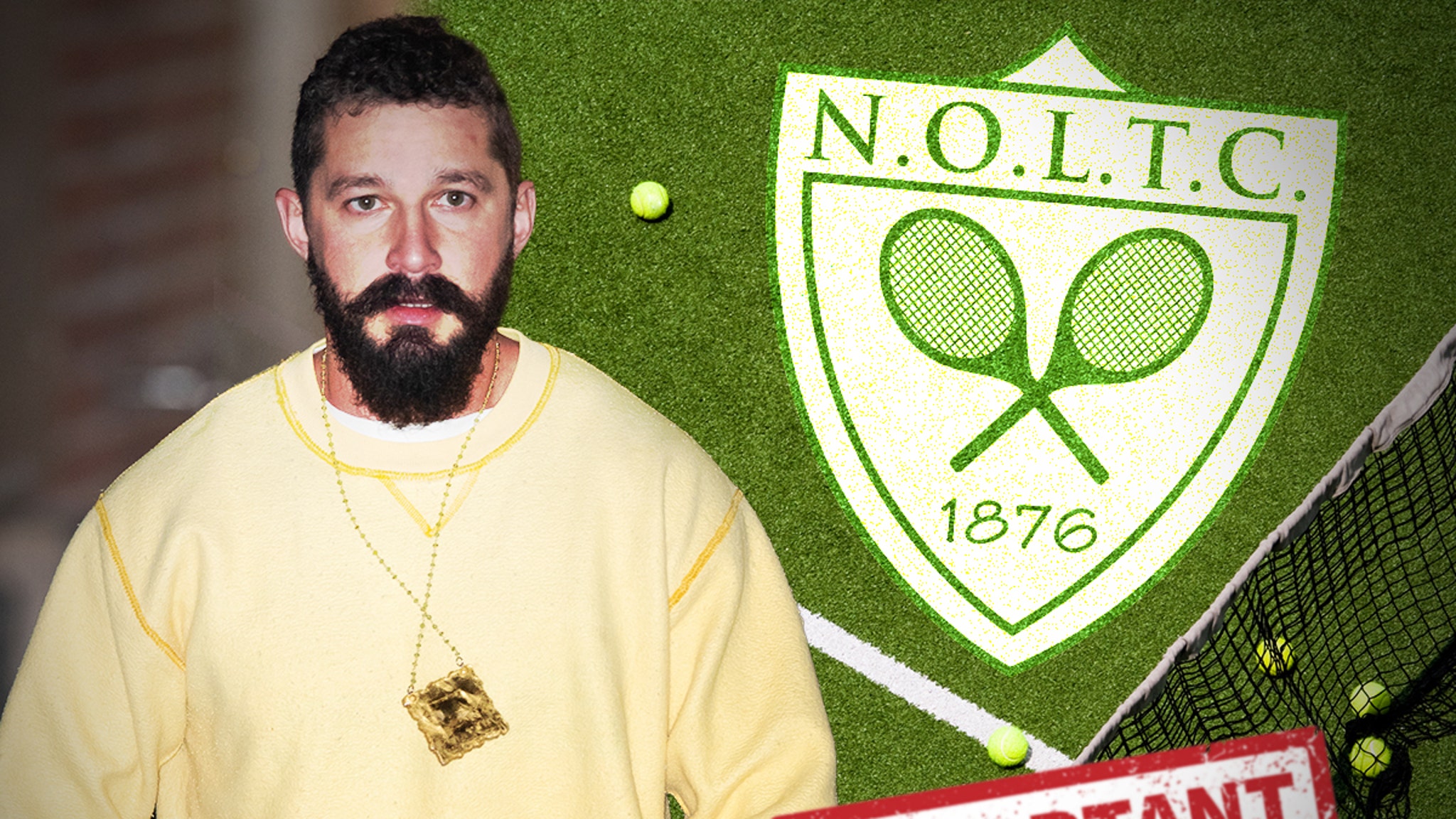 Shia LaBeouf supuestamente molestó a los miembros del club de tenis de Nueva Orleans