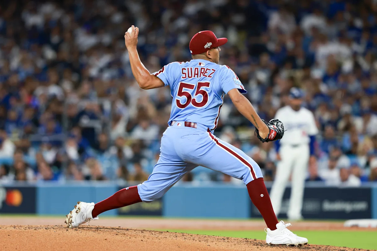 El fichaje del guardabosques Suárez por los Medias Rojas suma al co-as detrás de Garrett Crochet y marca un primer paso audaz después de Bregman