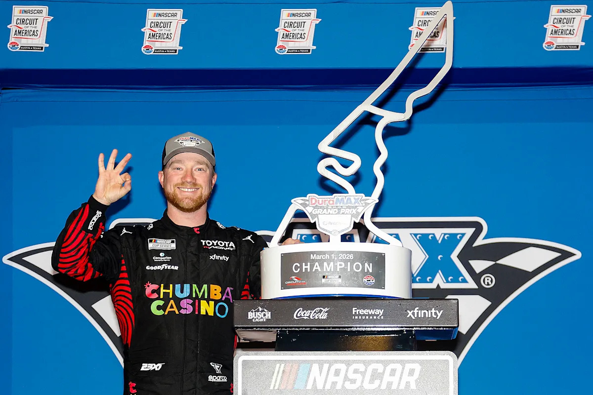 En una NASCAR construida para la paridad, Tyler Reddick comenzó 2026 con una racha ganadora sin precedentes