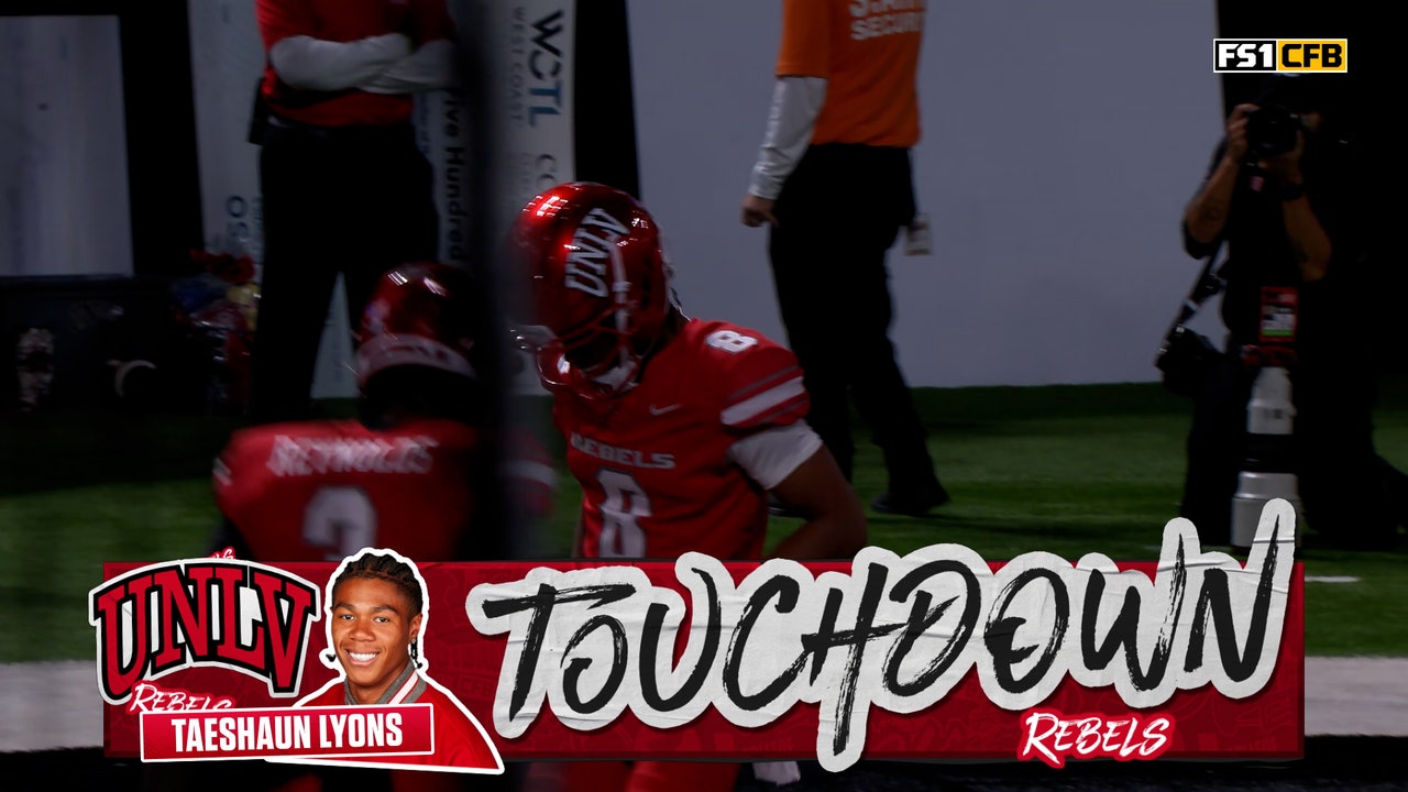 Taeshaun Lyons vence a la defensa para anotar un touchdown de 72 yardas, la UNLV toma la delantera contra Hawai’i