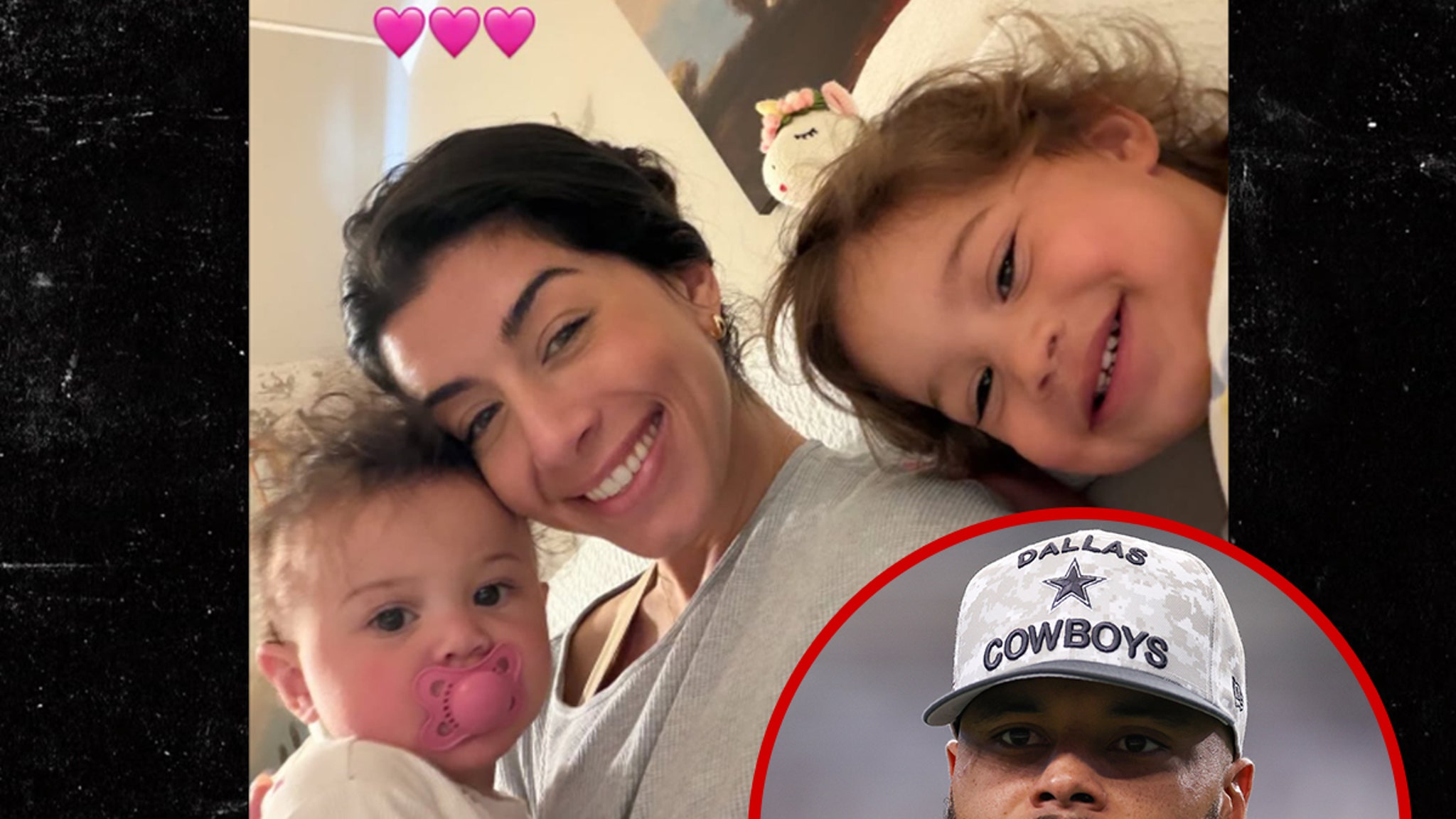 Sarah Jane Ramos resurge después de la ruptura de Dak Prescott y sonríe con los niños