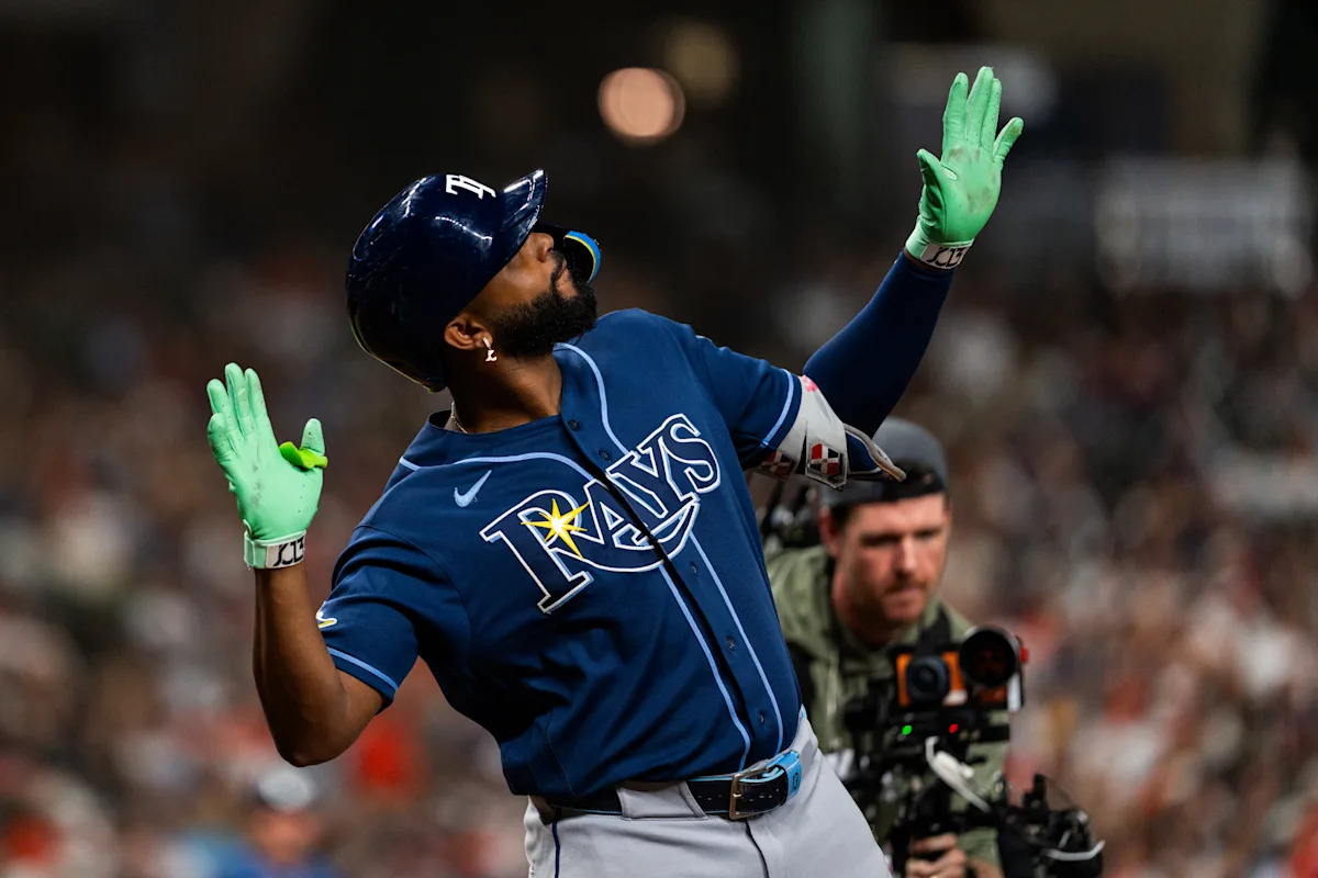 Caminero Junior All-Star de los Rays conecta su undécimo jonrón en 11 juegos, el primer jugador en hacerlo desde 2021