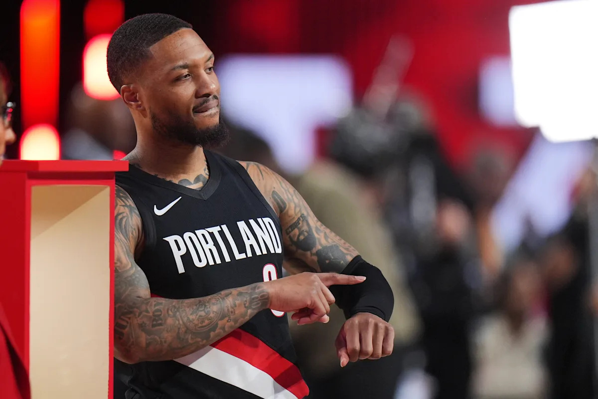 Damian Lillard, aún recuperándose de un desgarro en el tendón de Aquiles, se une a Larry Bird y Craig Hodges como tres veces campeones del concurso de triples.