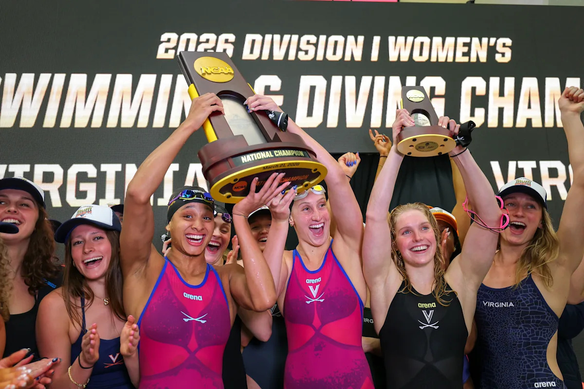 Natación y clavados femeninos de la NCAA: Virginia gana el sexto título consecutivo de la NCAA