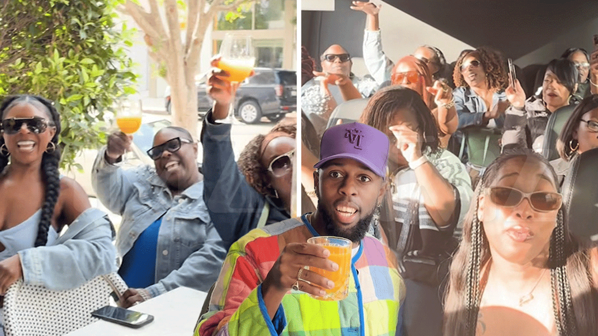 La estrella del R&B Isaiah Jaay hace bailar a los invitados del ‘TMZ Brunch Tour’