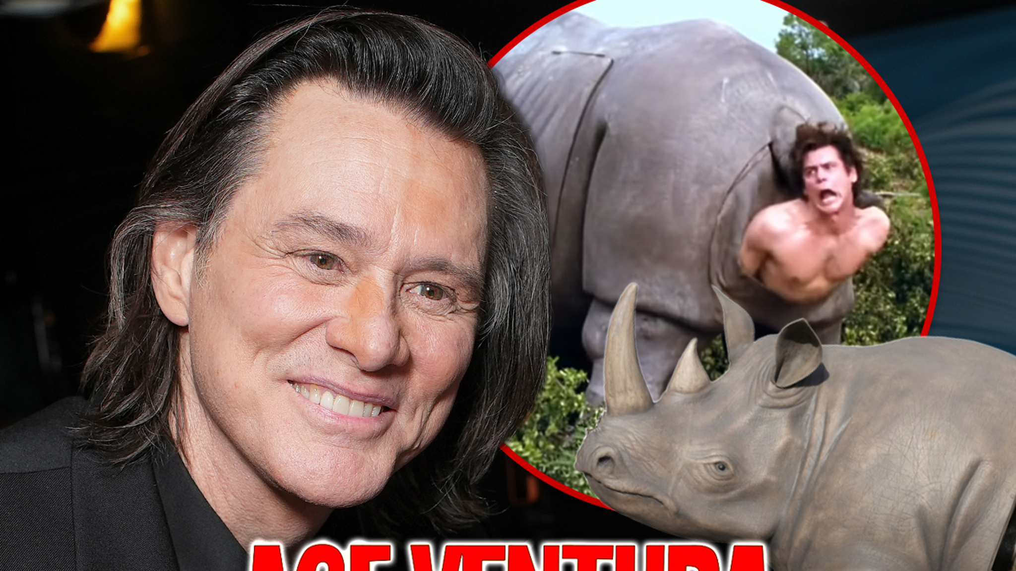 Jim Carrey Butt Birth Mechanical Rhino de “Ace Ventura” a subasta