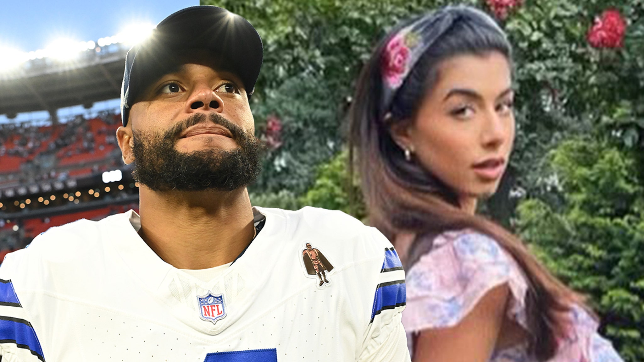 Dak Prescott y Sarah Jane Ramos alertan a los invitados a la boda sobre la cancelación