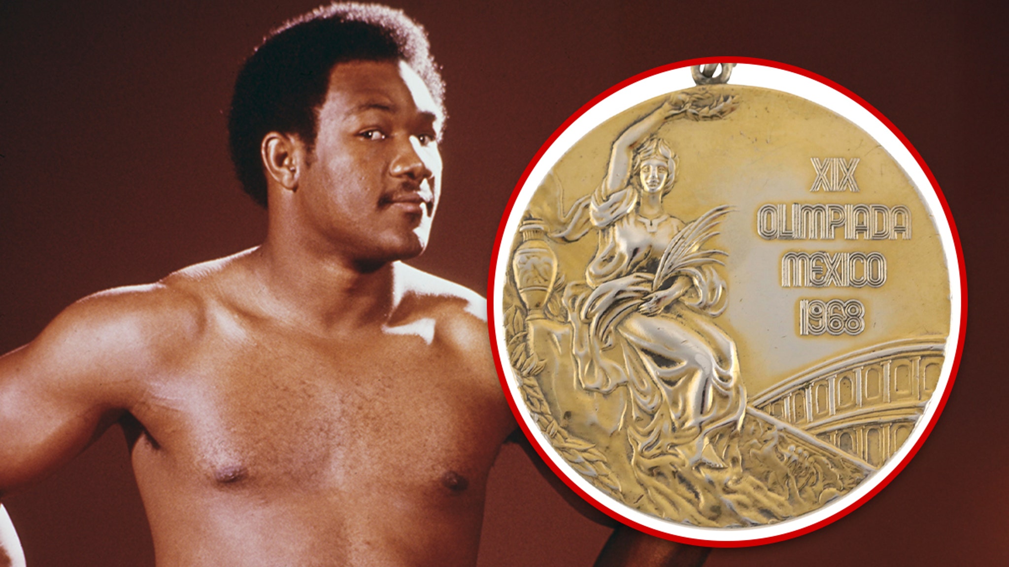 La medalla de oro olímpica de 1968 de George Foreman llega a subasta