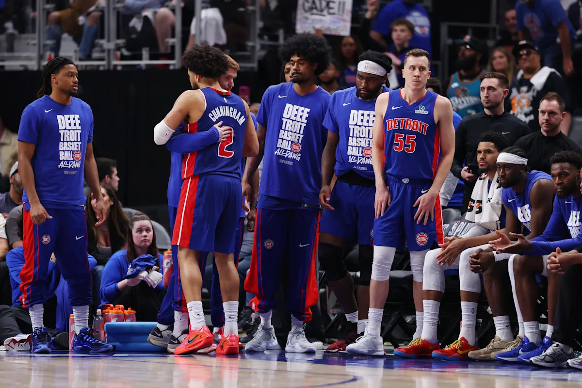 La negativa de los Pistons a lograr un gran éxito culmina en una vergonzosa derrota en el séptimo juego en casa