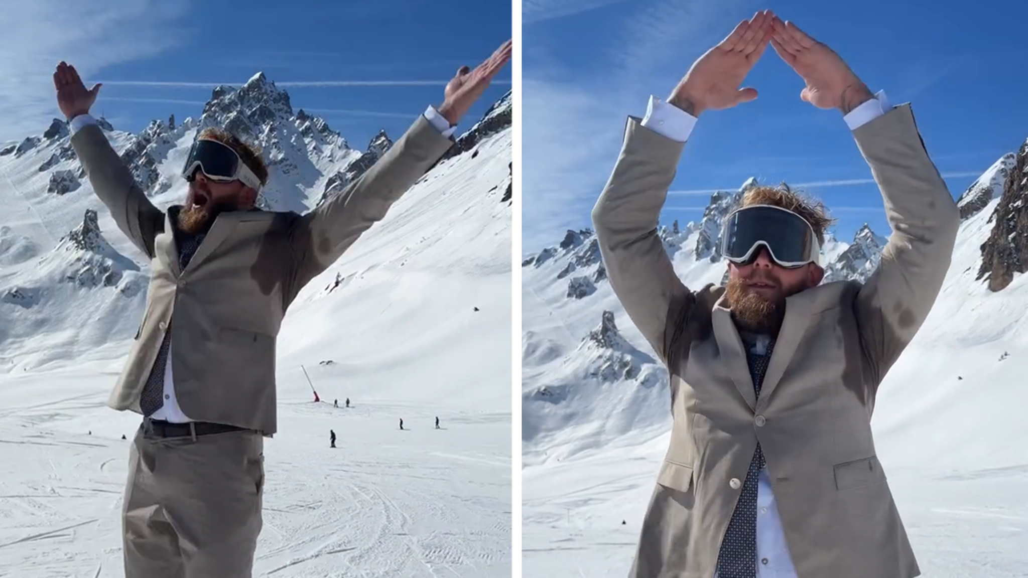 Jake Paul bromea sobre las manchas del mitin de Trump en un nuevo video de Instagram