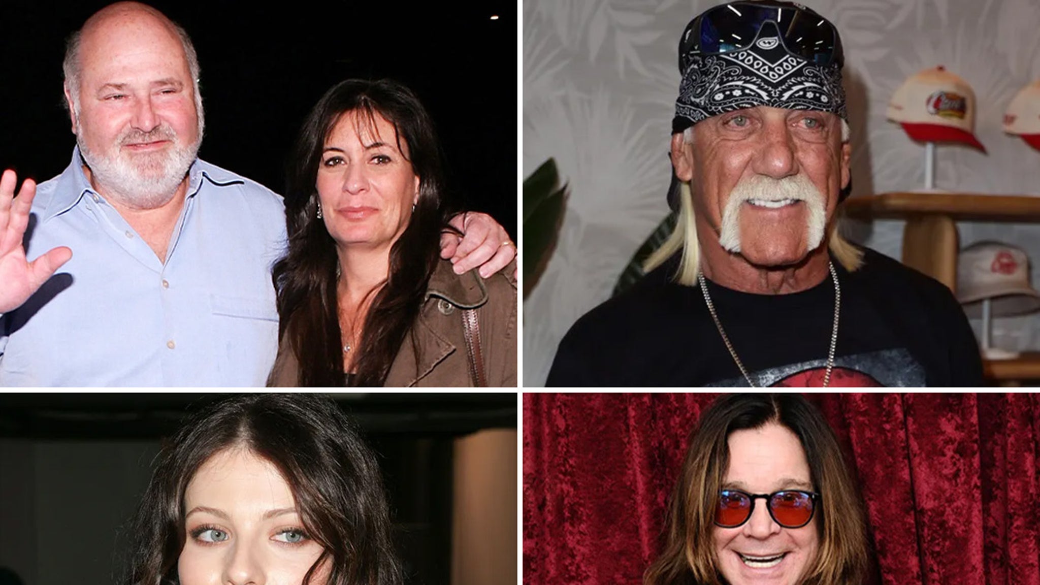 Ozzy Osbourne, Rob y Michele Reiner, Hulk Hogan