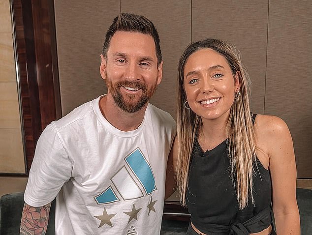 Lionel Messi aborda los rumores de romance con la glamorosa reportera del Mundial luego de reencontrarse con ella en Miami