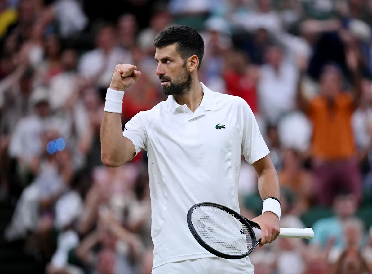 Wimbledon: Novak Djokovic gana un agotador thriller de cinco sets contra Felix Auger-Aliassime, preparando la semifinal con el campeón defensor Jannik Sinner