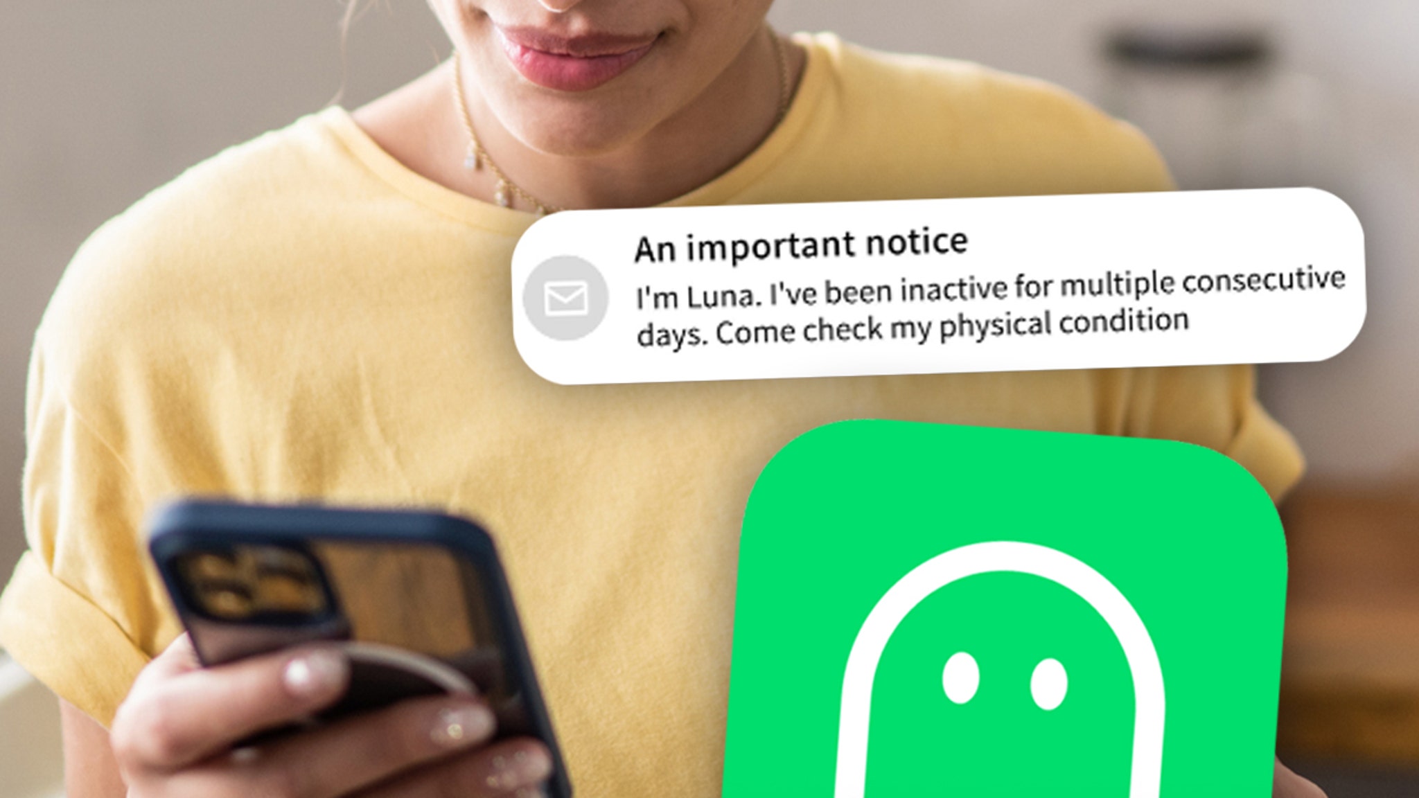 Una aplicación china viral para personas que viven solas les pregunta si ya están muertas