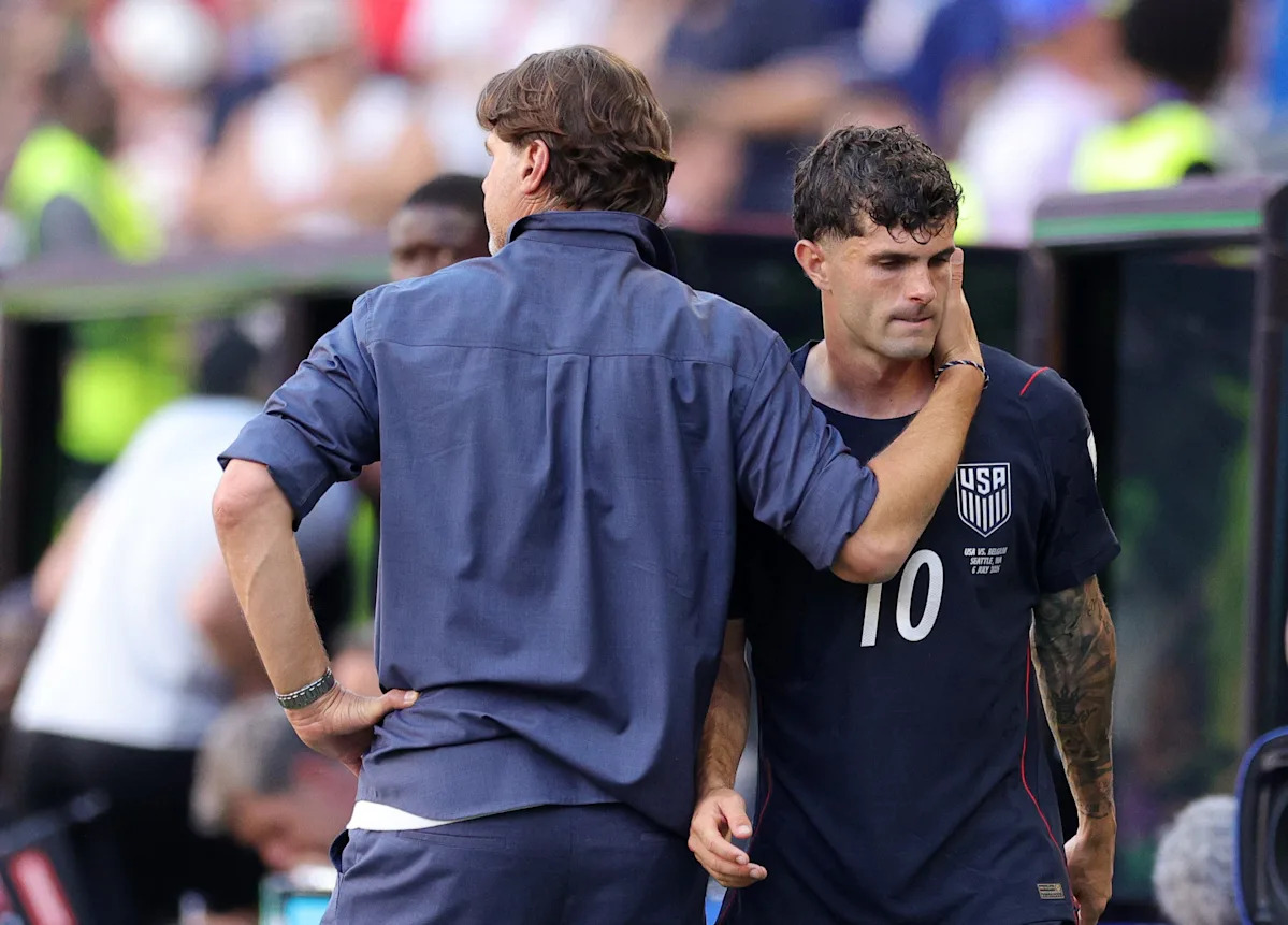 Christian Pulisic deja la derrota del USMNT ante Bélgica con posible lesión en la pierna