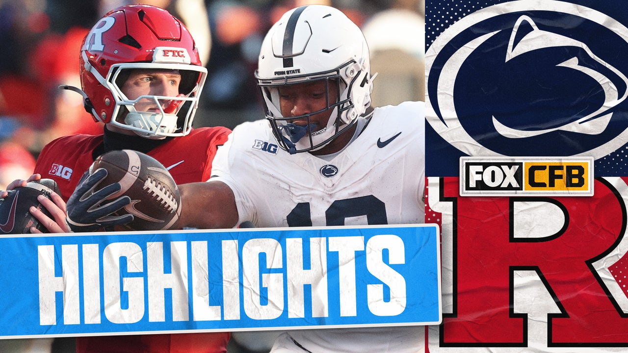Lo más destacado de Penn State Nittany Lions vs. Rutgers Scarlet Knights | Fútbol universitario FOX