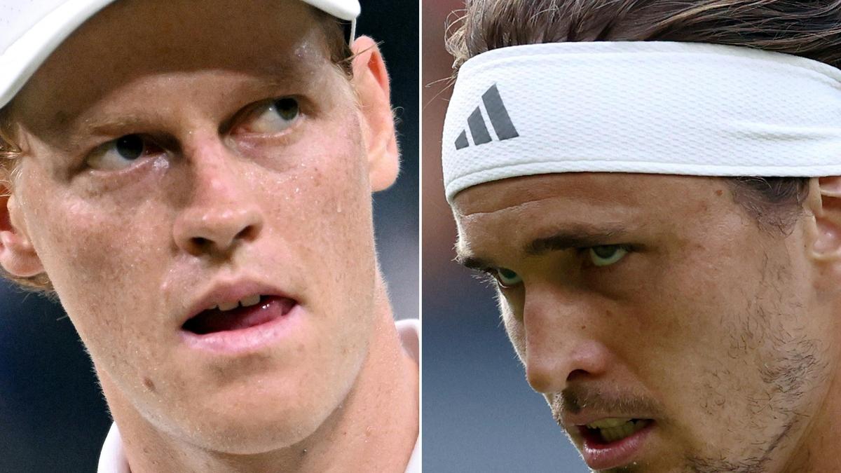 Sinner y Zverev en una batalla de bateadores por el primer premio