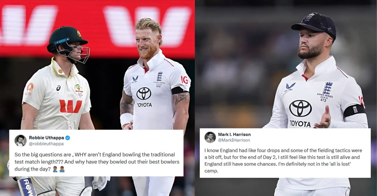 Ashes 2025-26: Los fanáticos reaccionan después de que Australia refuerza su control en el segundo día de la prueba Pink-Ball mientras Inglaterra lucha en el campo