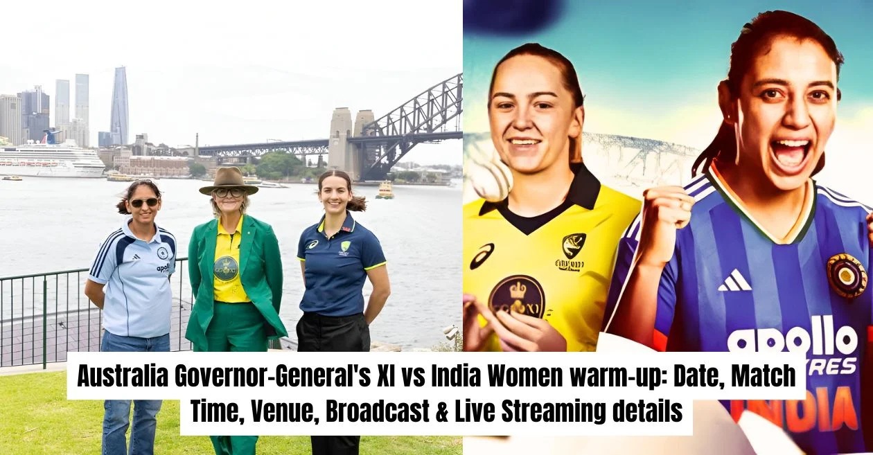 Gobernador general de Australia vs XI de calentamiento femenino de India: fecha, hora, lugar, transmisión y detalles de la transmisión en vivo