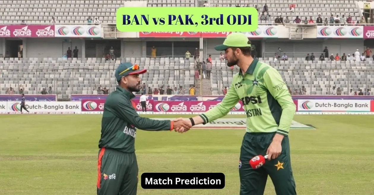 BAN vs PAK Tercera predicción ODI: ¿Quién ganará el partido de hoy entre Bangladesh y Pakistán?