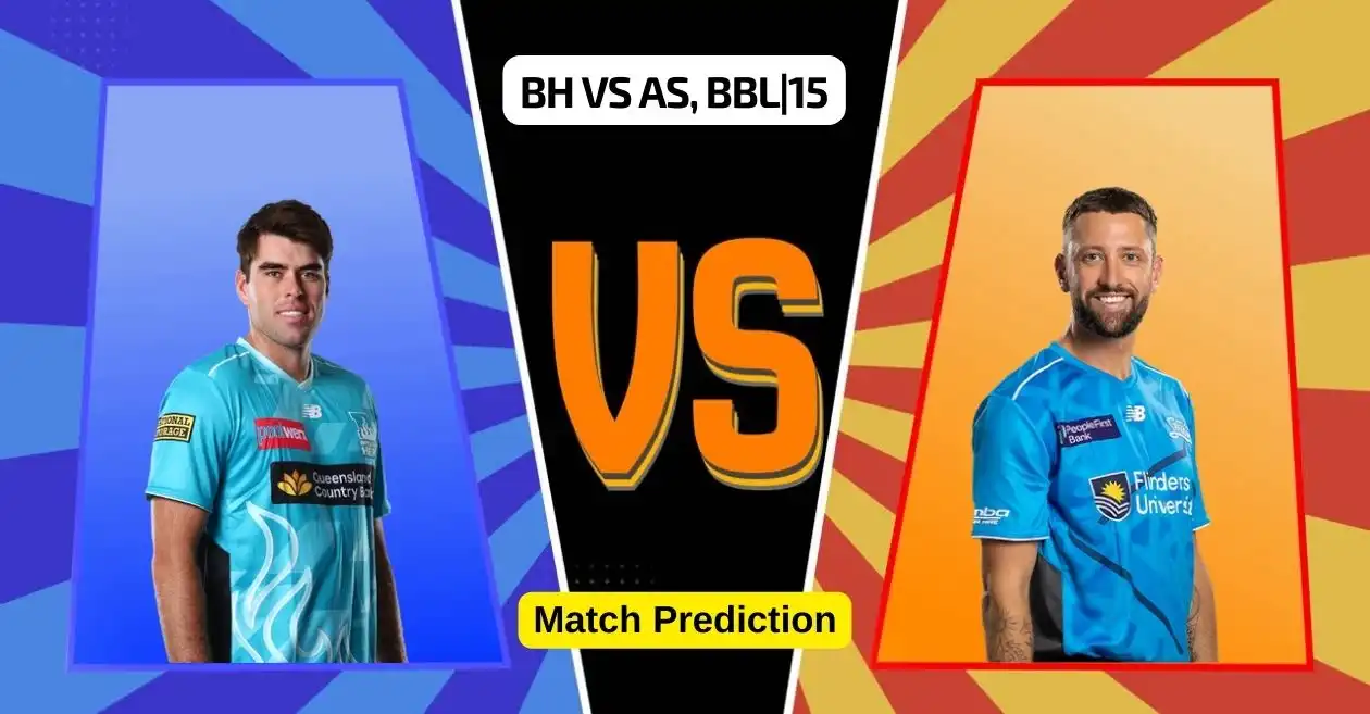 BH vs AS, BBL|15, predicción del partido: ¿Quién ganará el partido de hoy entre Brisbane Heat y Adelaide Strikers?