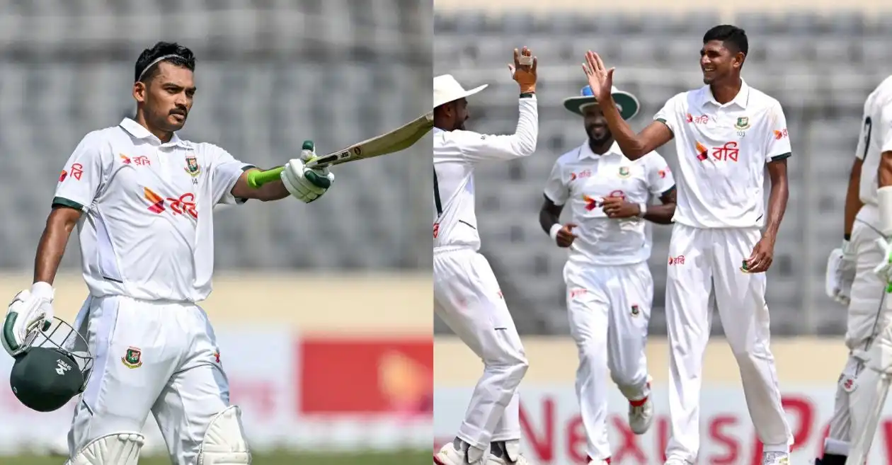 Najmul Hossain Shanto y Nahid Rana llevan a Bangladesh a una victoria histórica sobre Pakistán en la prueba de Dhaka
