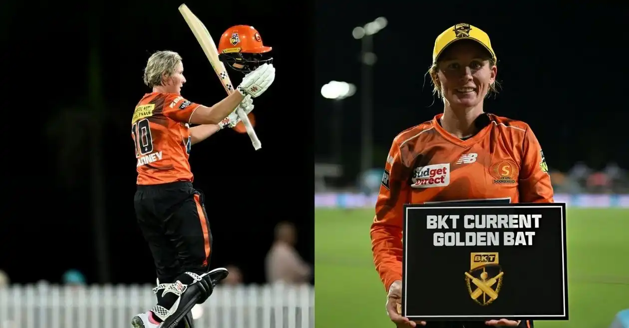 WBBL|11: El siglo caliente de Beth Mooney le da a los Perth Scorchers la victoria sobre el Brisbane Heat