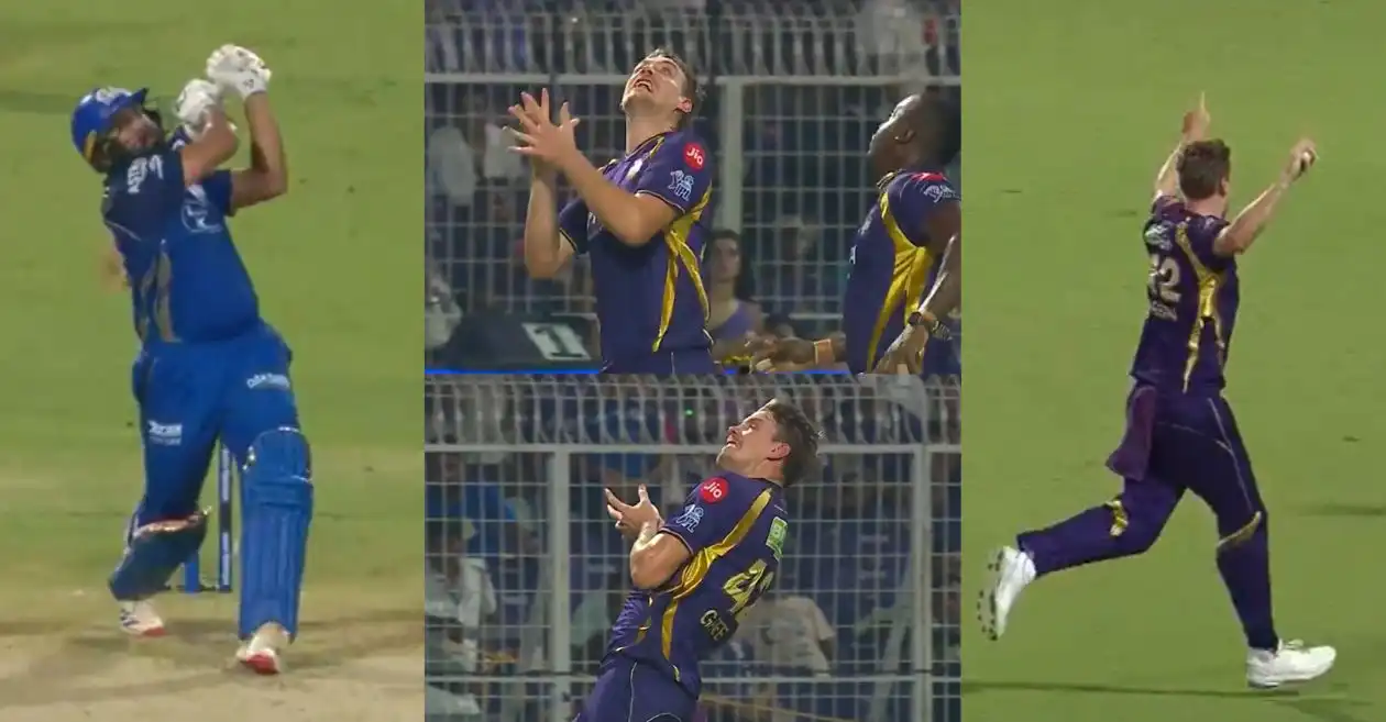MIRAR: Cameron Green realiza una atrapada en carrera fenomenal para vencer a Rohit Sharma en KKR vs MI IPL 2026